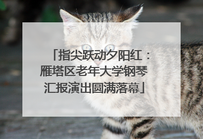 指尖跃动夕阳红：雁塔区老年大学钢琴汇报演出圆满落幕